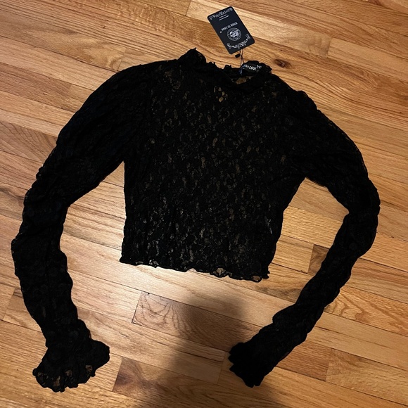 Dark in Love gothic victorian lace top - Picture 1 of 6
